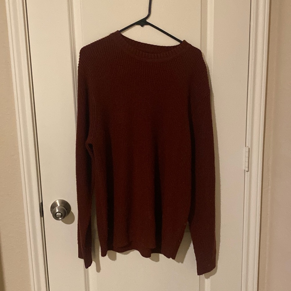 Oversized red sweater!